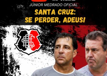 Santa Cruz! Se perder, adeus!