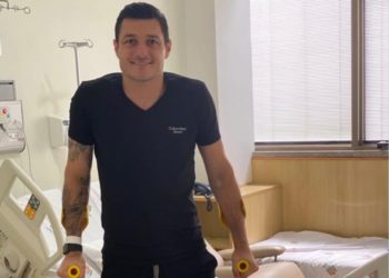 Dênis realiza procedimento cirúrgico e inicia recuperação no departamento médico do Sport