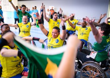 Com emoção, Brasil vence o Egito e conquista o 1º Mundial de Handebol de Cadeira de Rodas (HCR4)