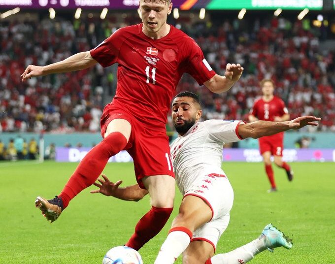 Dinamarca e Tunísia protagonizam primeiro 0x0 da Copa do Mundo 2022