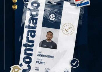 Richard Franco é mais um atleta que deixa o Náutico; volante acerta com o Remo para 2023