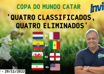Quatro seleções classificadas e outras quatro deram adeus a Copa do Mundo