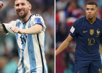 Messi e Mbappé sobem na lista de artilheiros na história das Copas