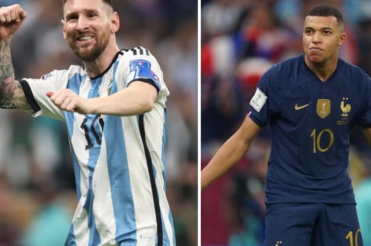 Messi e Mbappé sobem na lista de artilheiros na história das Copas