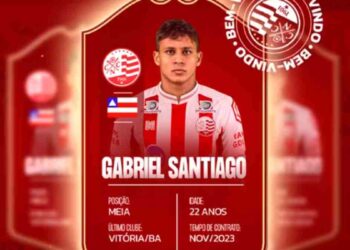 Gabriel Santiago é mais um atleta anunciado pelo Náutico