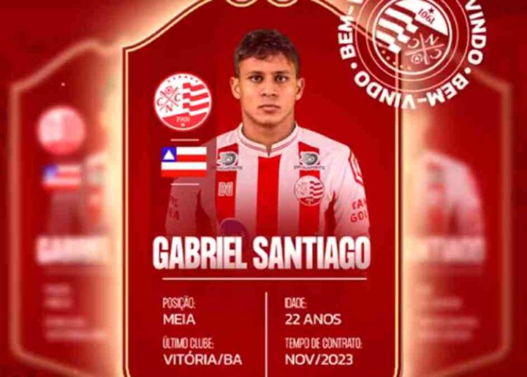 Gabriel Santiago é mais um atleta anunciado pelo Náutico