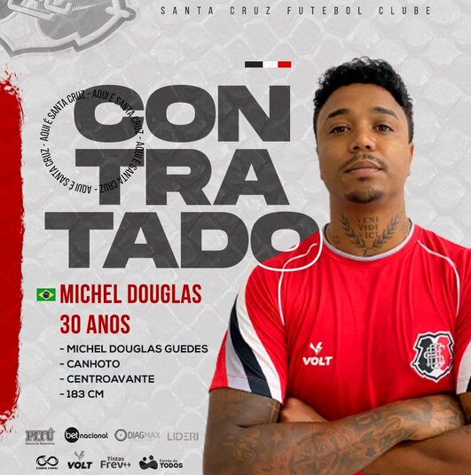 Michel Douglas reforça confiança na equipe do Santa Cruz para a estreia em 2023