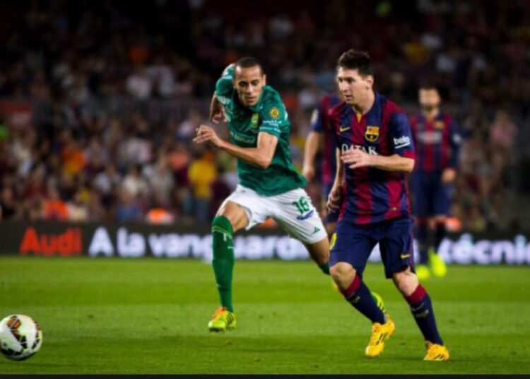 Derley relembra o dia em que tentou parar Lionel Messi