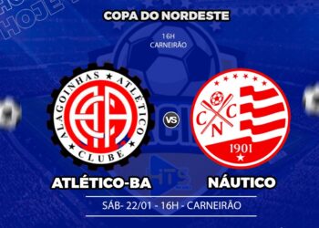 Atlético-BA x Náutico: veja escalações, onde assistir e outros detalhes do jogo pela Copa do Nordeste
