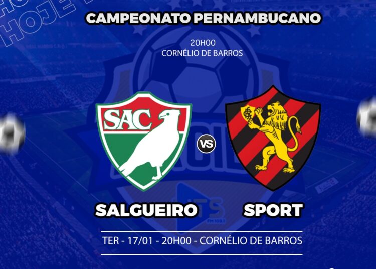 Salgueiro x Sport: veja escalações, onde assistir e outros detalhes do jogo pelo Campeonato Pernambucano