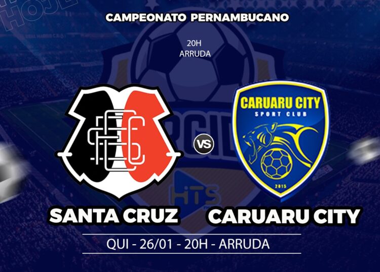 Santa Cruz x Caruaru City: veja escalações, onde assistir e outros detalhes do jogo pelo Campeonato Pernambucano