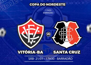 Vitória x Santa Cruz: veja escalações, onde assistir e outros detalhes do jogo pela Copa do Nordeste