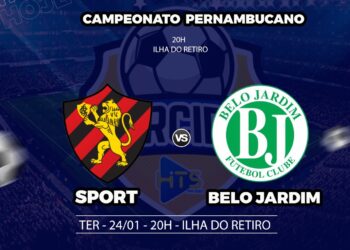 Sport x Belo Jardim: veja escalações, onde assistir e outros detalhes do jogo pelo Campeonato Pernambucano