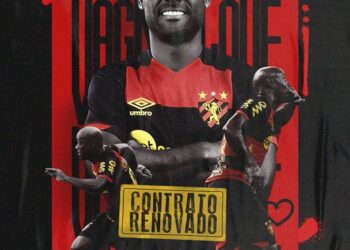 Sport oficializa a renovação de contrato de Vagner Love