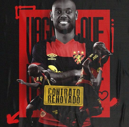 Sport oficializa a renovação de contrato de Vagner Love