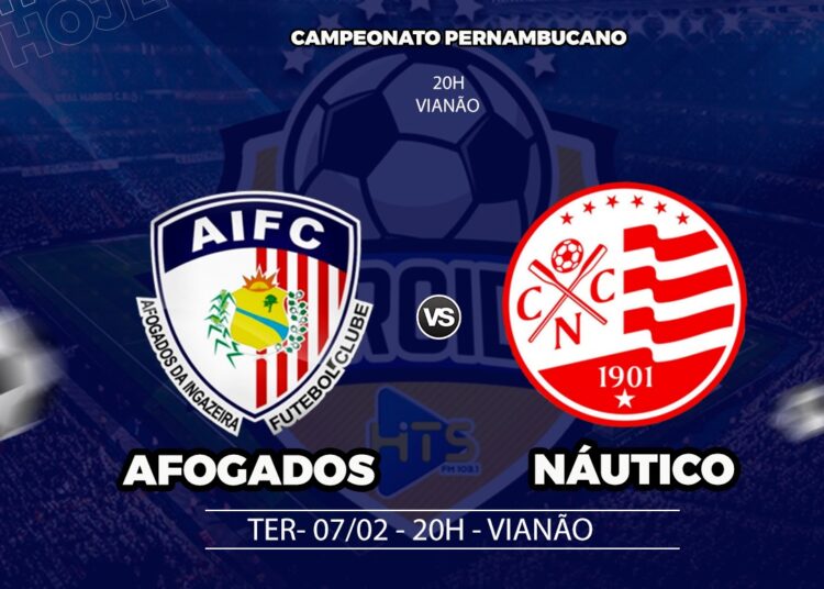 Afogados x Náutico: veja escalações, onde assistir e outros detalhes do jogo pelo Campeonato Pernambucano