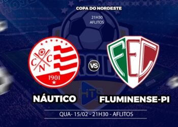 Náutico x Fluminense-PI: veja escalações, onde assistir e outros detalhes do jogo pela Copa do Nordeste