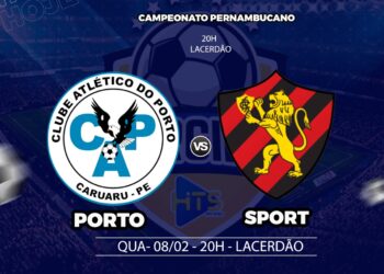 Porto x Sport: veja escalações, onde assistir e outros detalhes do jogo pelo Campeonato Pernambucano