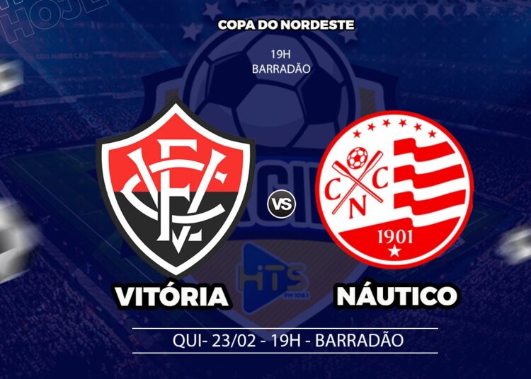 Vitória x Náutico: veja escalações, onde assistir e outros detalhes do jogo pela Copa do Nordeste