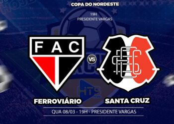 Ferroviário x Santa Cruz: veja escalações, onde assistir e mais detalhes do jogo pela Copa do Nordeste