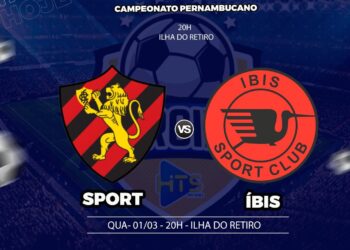 Sport x Íbis: veja escalações, onde assistir e outros detalhes do jogo pelo Campeonato Pernambucano