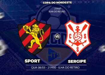 Sport x Sergipe: veja escalações, onde assistir e mais detalhes do jogo pela Copa do Nordeste