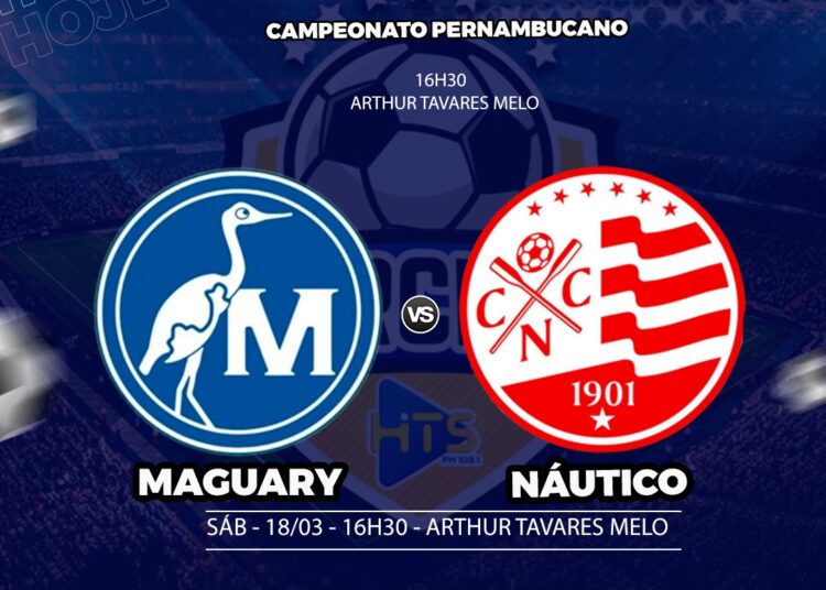 Maguary x Náutico: veja escalações, onde assistir e mais detalhes do jogo pelo Pernambucano