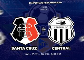 Santa Cruz x Central: veja escalações, onde assistir e mais detalhes do jogo pelo Pernambucano