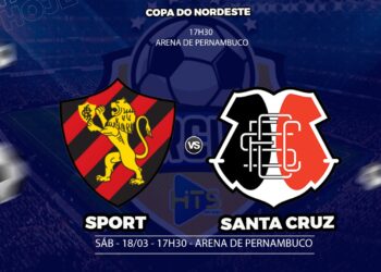 Sport x Santa Cruz: veja escalações, onde assistir e outros detalhes do jogo pela Copa do Nordeste