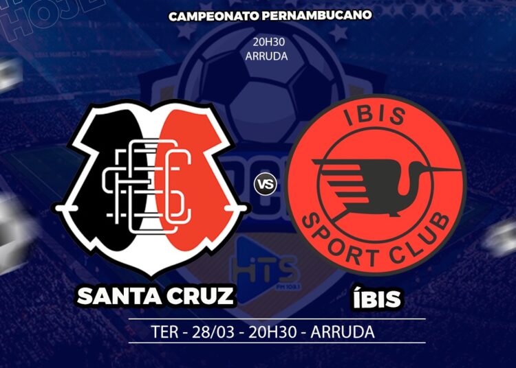 Santa Cruz x Íbis: veja escalações, onde assistir e outros detalhes do jogo pelo Campeonato Pernambucano