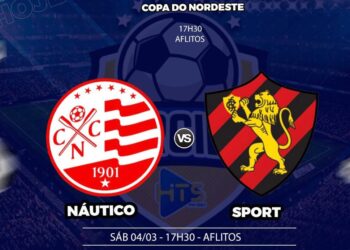 Náutico x Sport: veja escalações, onde assistir e outros detalhes do jogo pela Copa do Nordeste