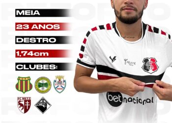 Santa Cruz oficializa a contratação do meia Nadson