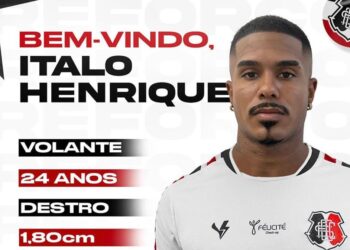Santa Cruz oficializa retorno do volante Ítalo Henrique