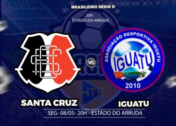 Santa Cruz x Iguatu: veja escalações, arbitragem e outros detalhes do jogo pela Série D