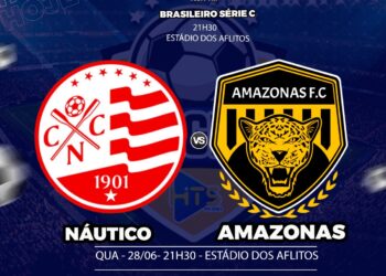 Náutico x Amazonas: veja escalações, arbitragem, onde assistir e mais detalhes do jogo pela Série C