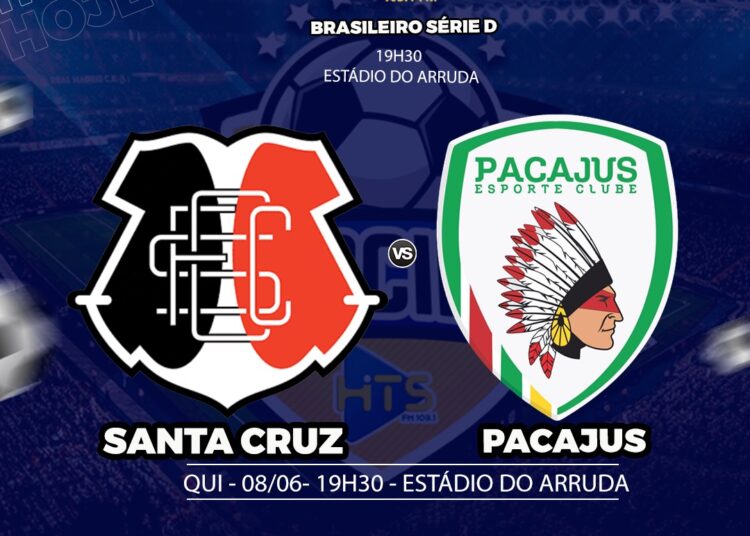 Santa Cruz x Pacajus: veja escalações, arbitragem e outros detalhes do jogo pela Série D