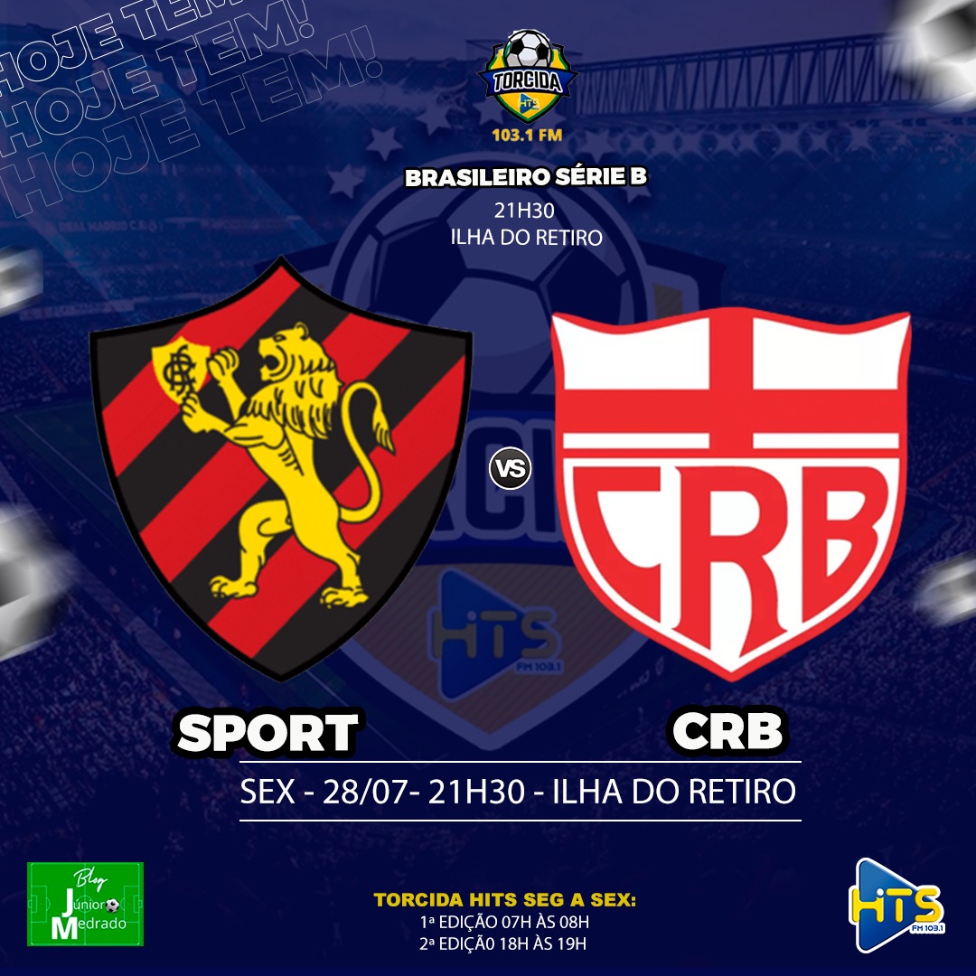 CRB x Sport - onde assistir ao vivo, horário do jogo e escalações