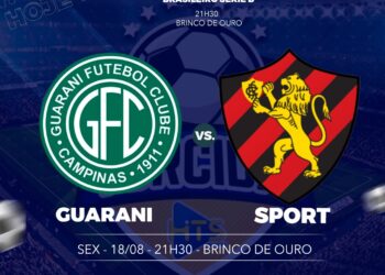 Guarani x Sport: veja escalações, arbitragem, onde assistir e outros detalhes do jogo pela Série B