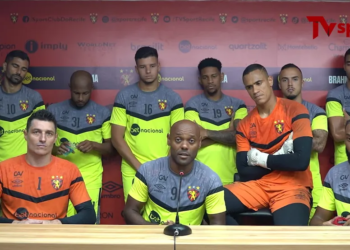 Em pronunciamento, jogadores do Sport pedem o apoio dos torcedores: “Aqueles que não quiserem, fiquem em casa”