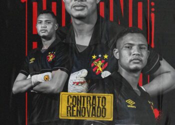 Sport oficializa renovação de contrato com goleiro Adriano, formado na base do clube
