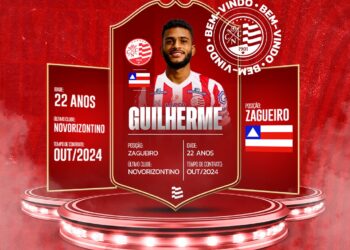 Náutico oficializa a contratação do zagueiro Guilherme Matos, ex-Novorizontino