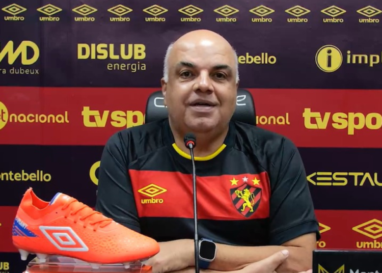 Yuri Romão pede apoio da torcida do Sport em pronunciamento: “Momento de ter o público incentivando”
