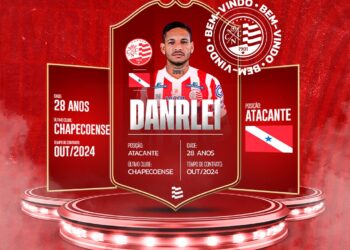 Náutico oficializa contratação do atacante Danrlei, ex-Chapecoense