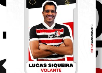 Novo reforço: Santa Cruz oficializa contratação do volante Lucas Siqueira, ex-Ituano