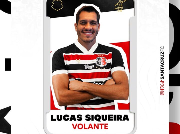 Novo reforço: Santa Cruz oficializa contratação do volante Lucas Siqueira, ex-Ituano