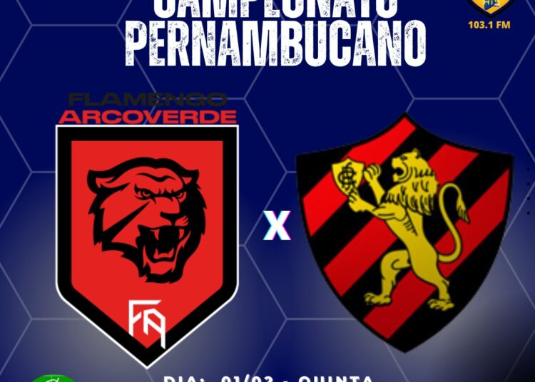 Flamengo de Arcoverde x Sport: veja escalações, arbitragem, onde assistir e outros detalhes do jogo pelo Campeonato Pernambucano