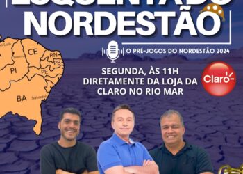 Confira o Esquenta do Nordestão na próxima segunda-feira (18) direto da loja da Claro no Shopping Rio Mar