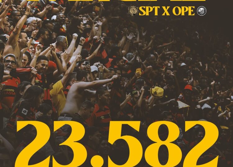 Confira a parcial de ingressos para Sport x Operário/PR pela Série B