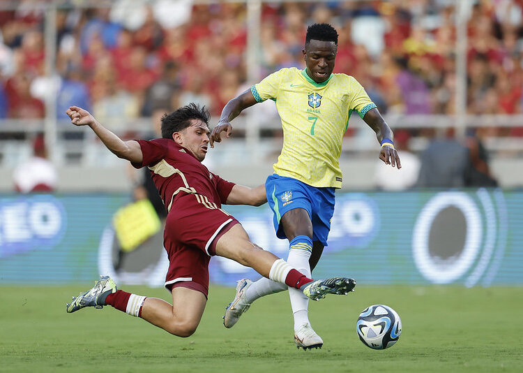 Com pênalti perdido por Vinicius Jr, Brasil empata com a Venezuela pelas Eliminatórias
