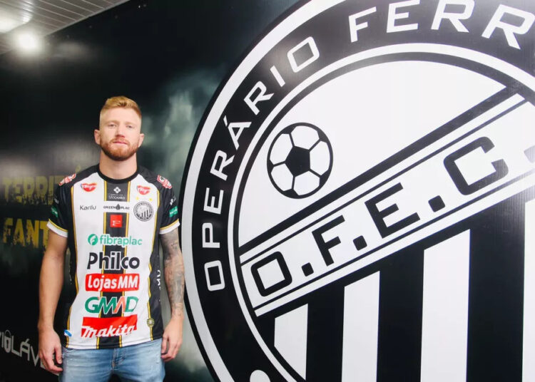 Náutico fica próximo de acerto com zagueiro Fagner Alemão, do Operário/PR